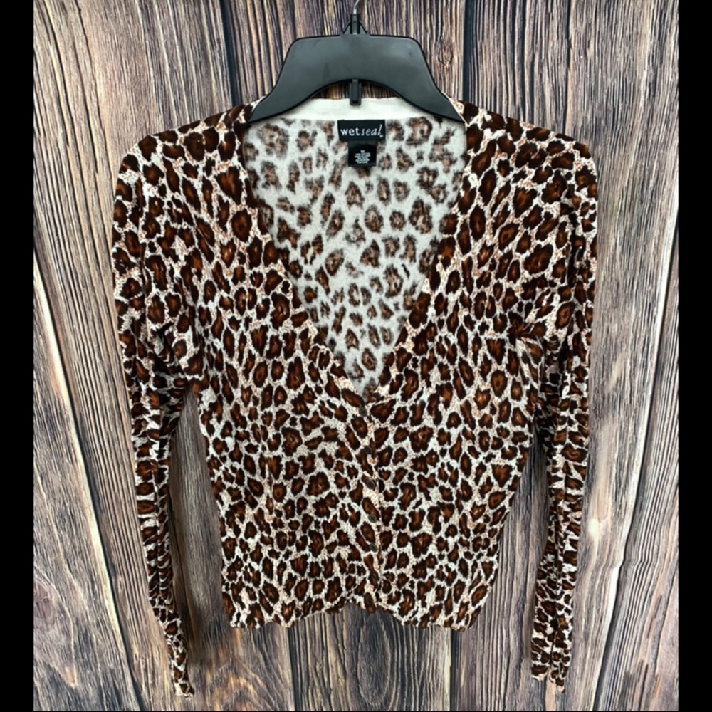 Cheetah Print Cardigan